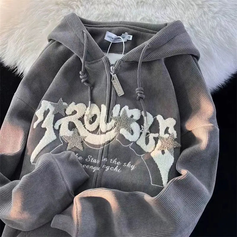 Y2K Zip Up Hoodie